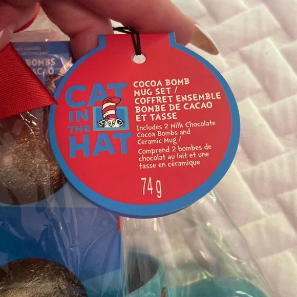 Dr. Seuss Cat In The Hat Hot Cocoa Bombs Mug Set - Picture 9 of 9